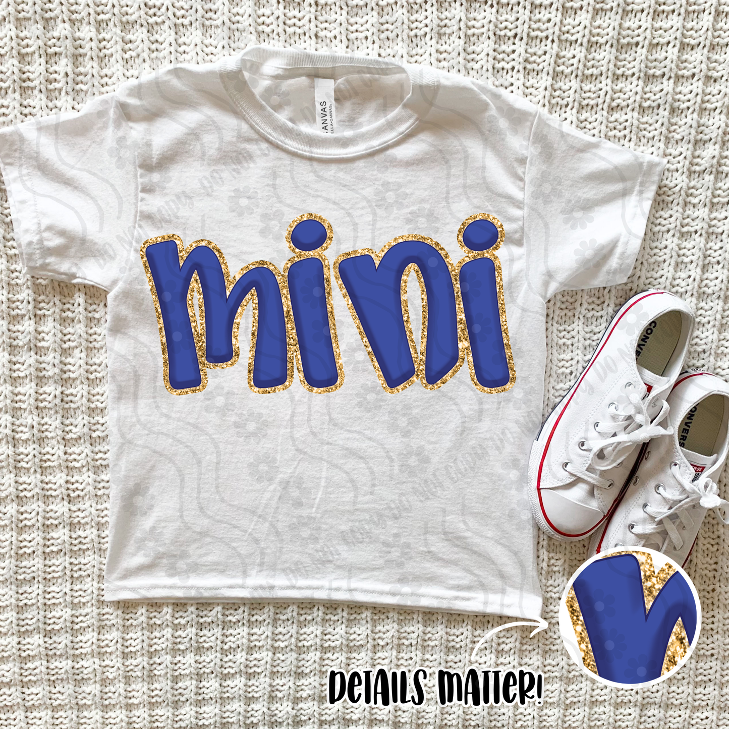 Mama/Mini Faux Embossed - 5 Files - Digital Download - April 2025