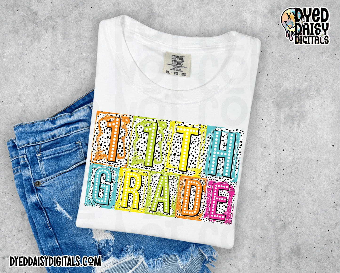 Boxy Neon 11th Grade - Digital Download