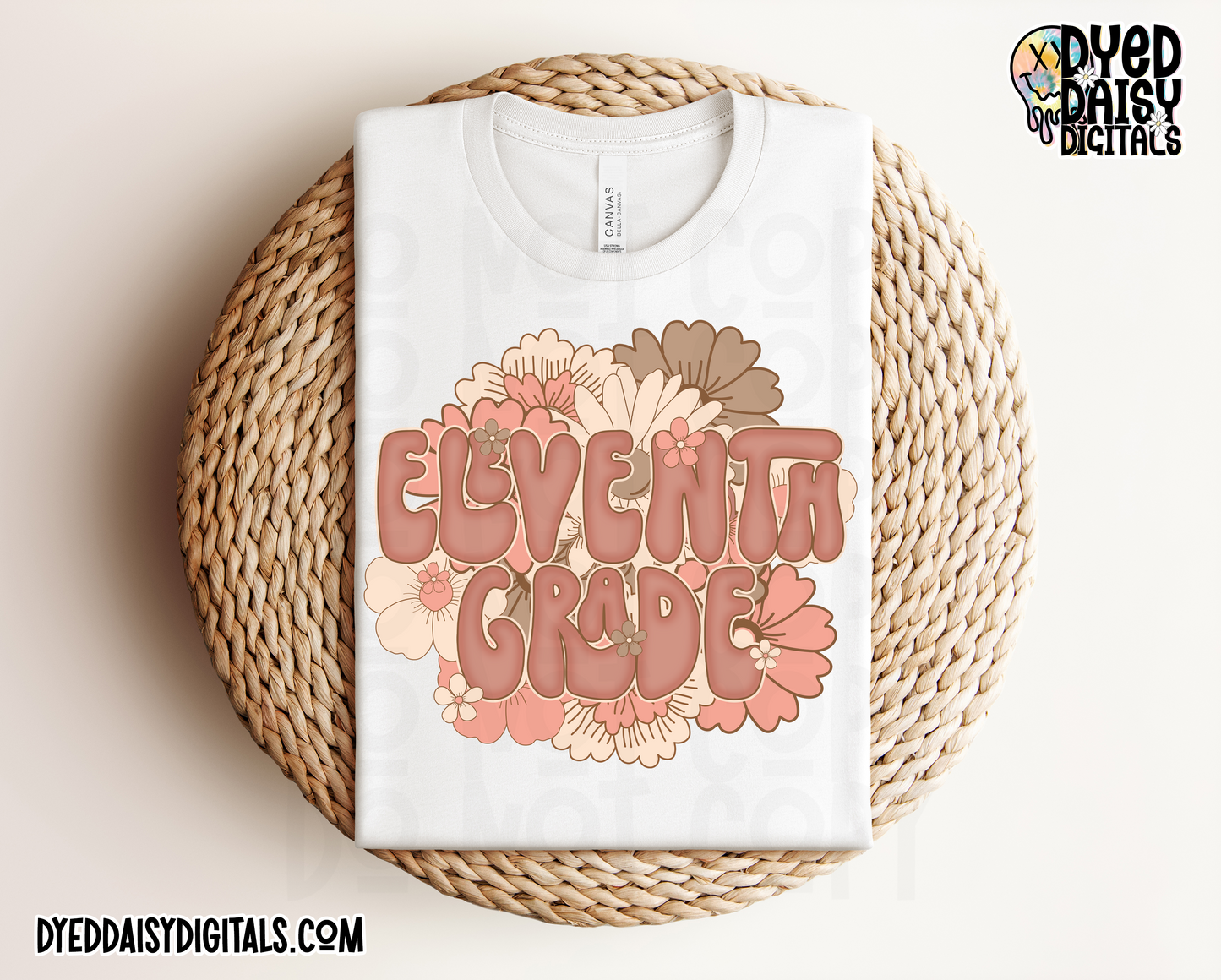 Retro Flowers 11th Grade - Digital Download