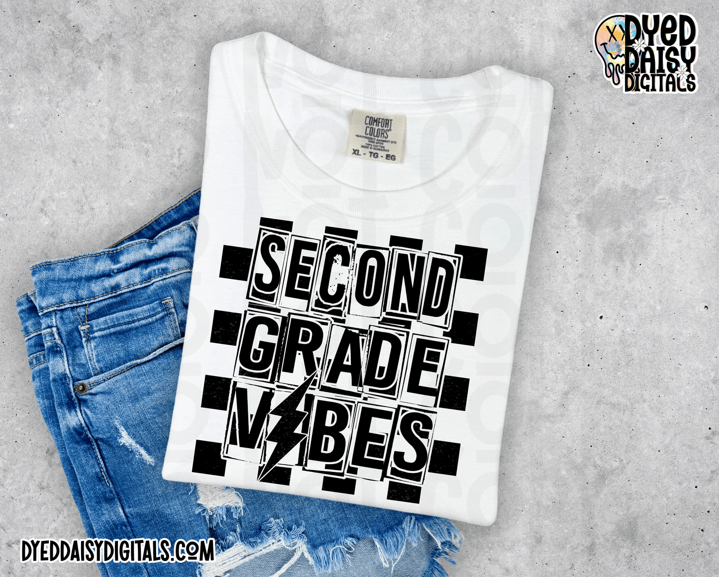 2nd Grade Vibes Checks - Digital Download