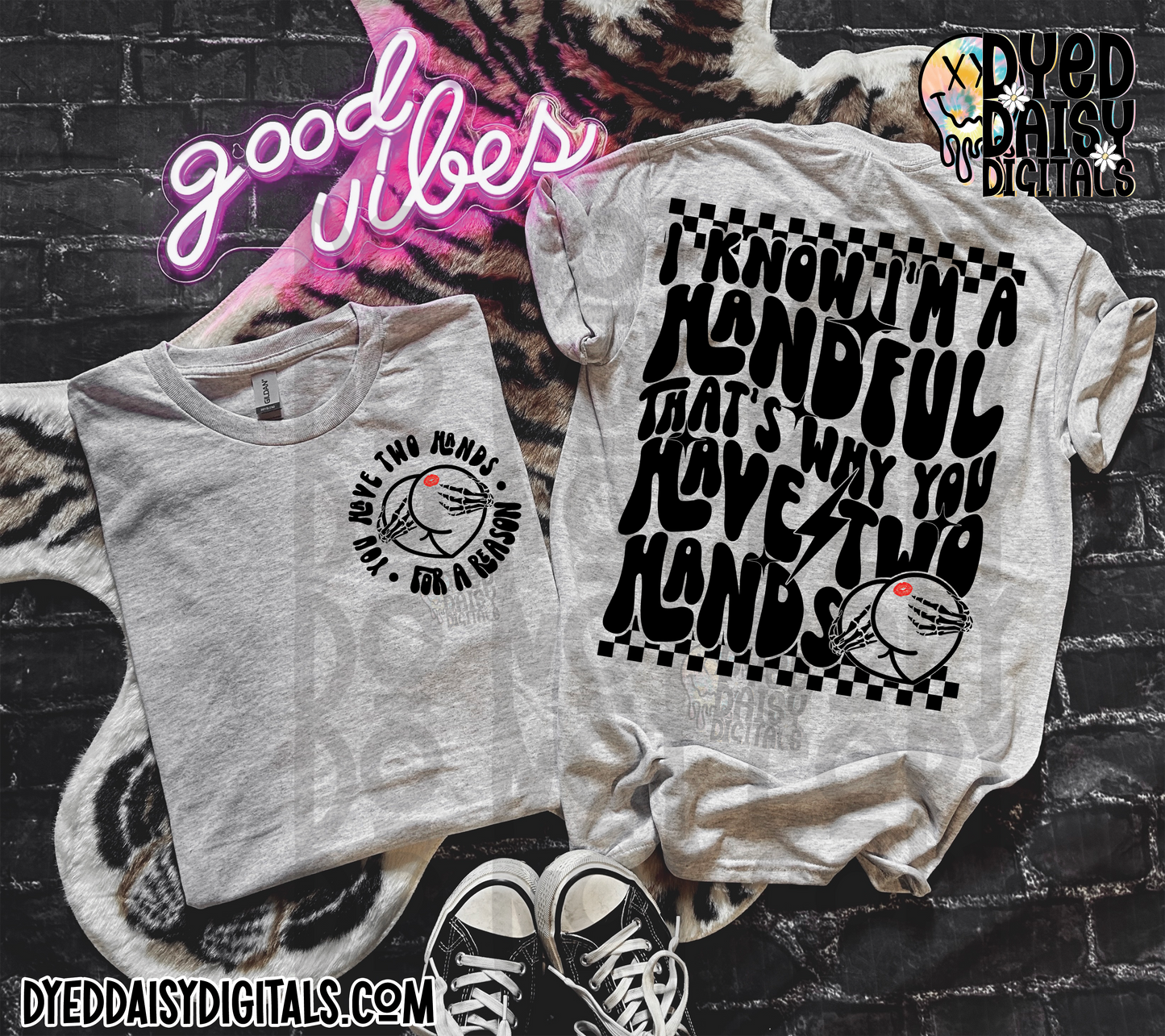 Handful front and back - Digital Download