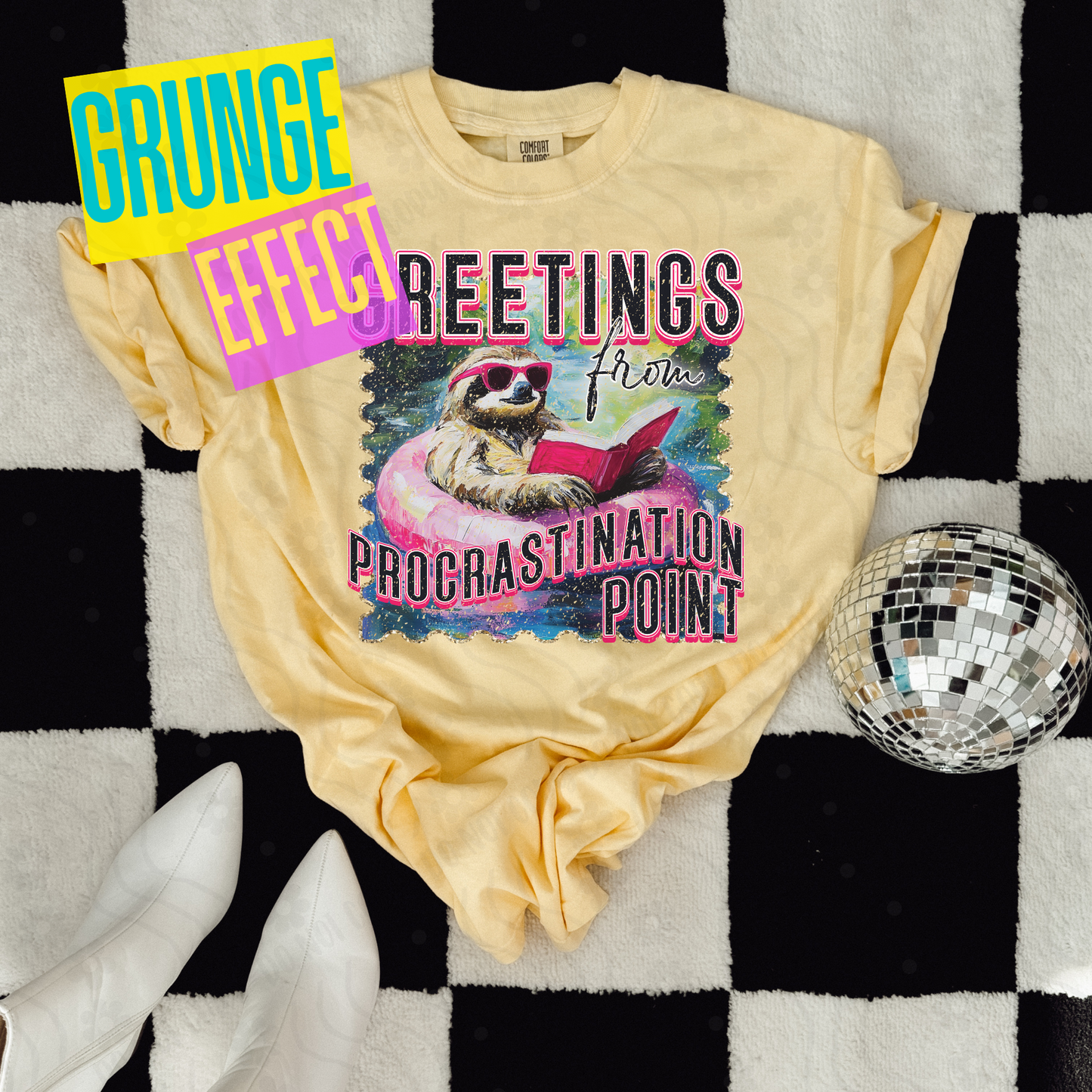 Greetings From Procrastination Point - Regular + Grunge Included - Digital Download - June 2025