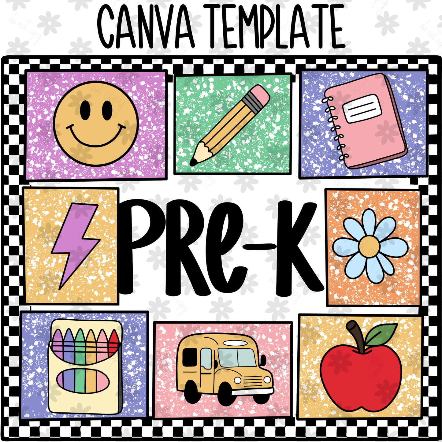 Back to School CUSTOMIZABLE CANVA TEMPLATE - Digital Download - June 2026