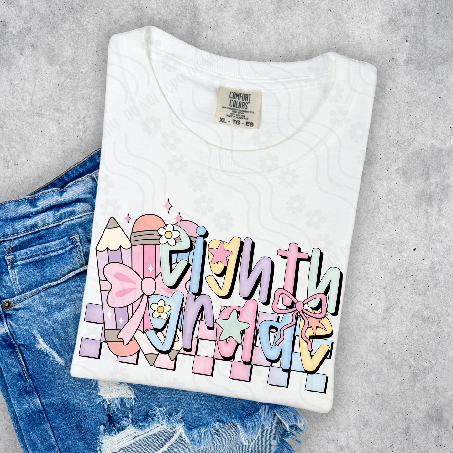 Pastel Pencil Checker 8th Grade - Digital Download - July 2025