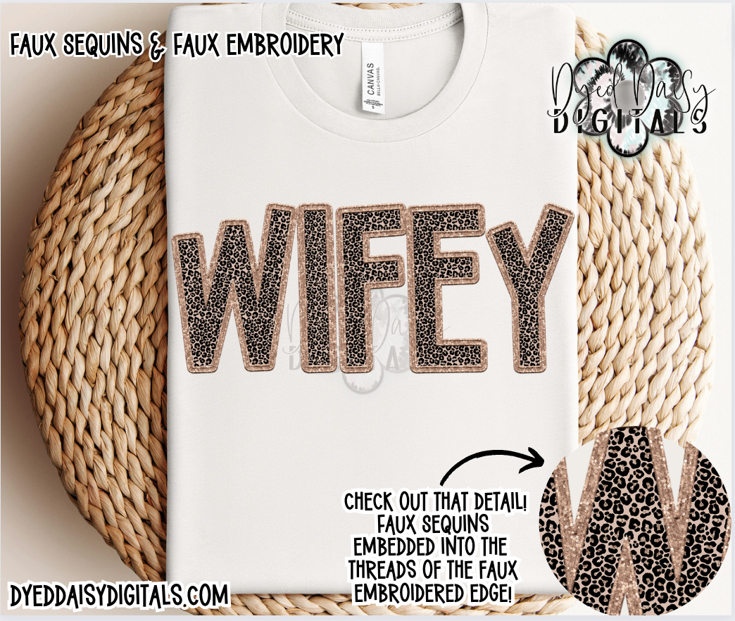 WidVibes Faux Embroidery & Faux Sequins WIFEY - Digital Download