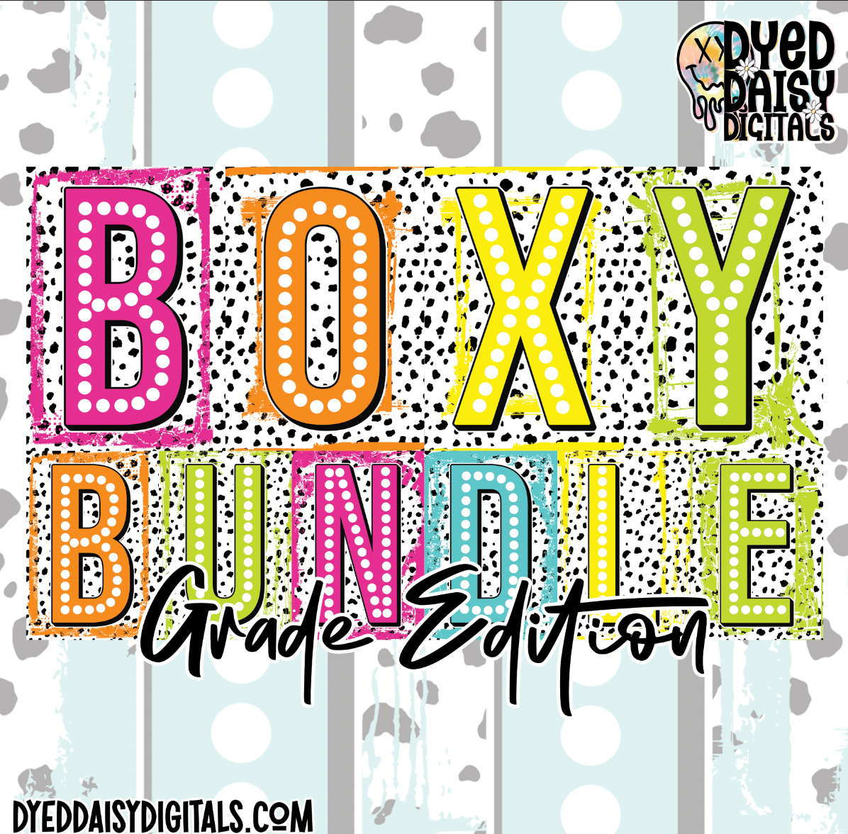 Boxy Neon GRADE BUNDLE with Mock-Ups - Digital Download