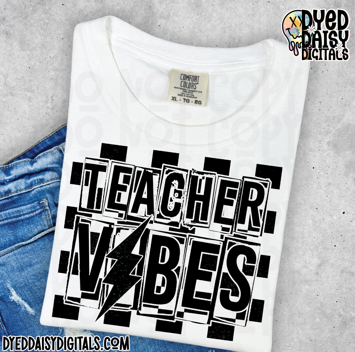 Teacher Vibes Checks - Digital Download