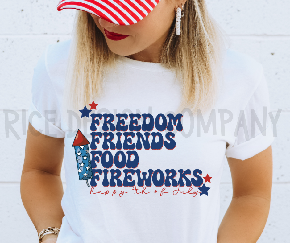 Freedom Friends Food Fireworks - Digital Download