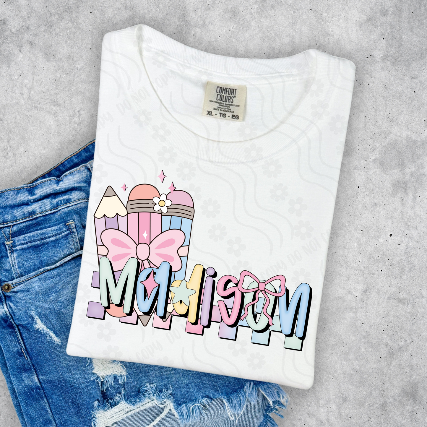 Custom Pastel Back to School  - Digital Download TAT 2 Business Days