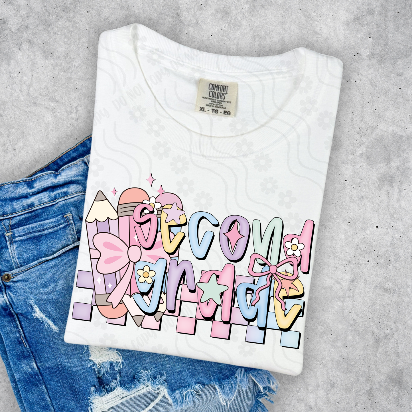 Pastel Pencil Checker 2nd Grade - Digital Download - July 2025