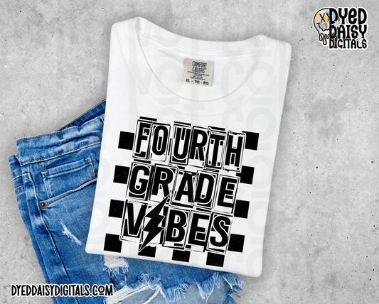 4th Grade Vibes Checks   - Digital Download