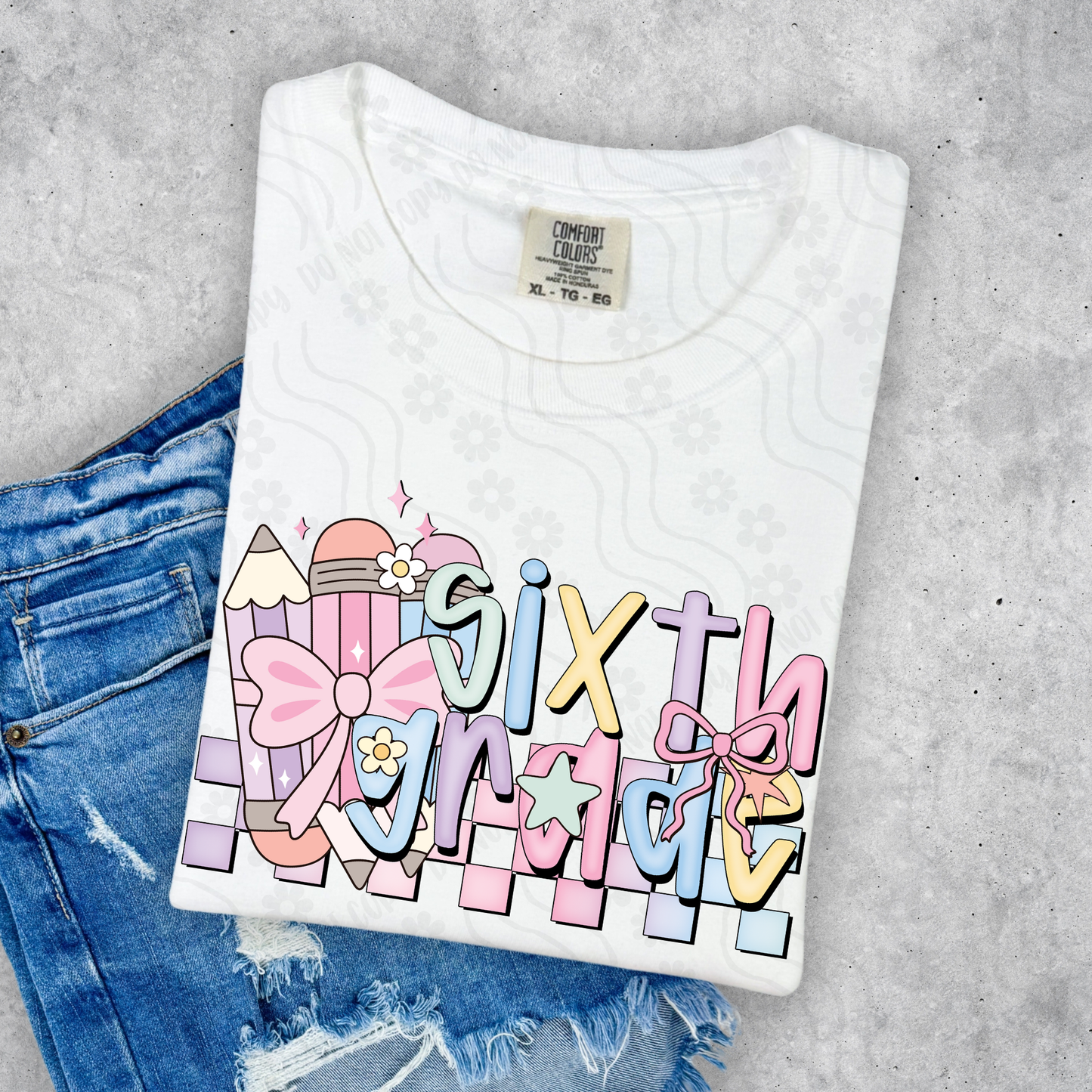 Pastel Pencil Checker 6th Grade - Digital Download - July 2025