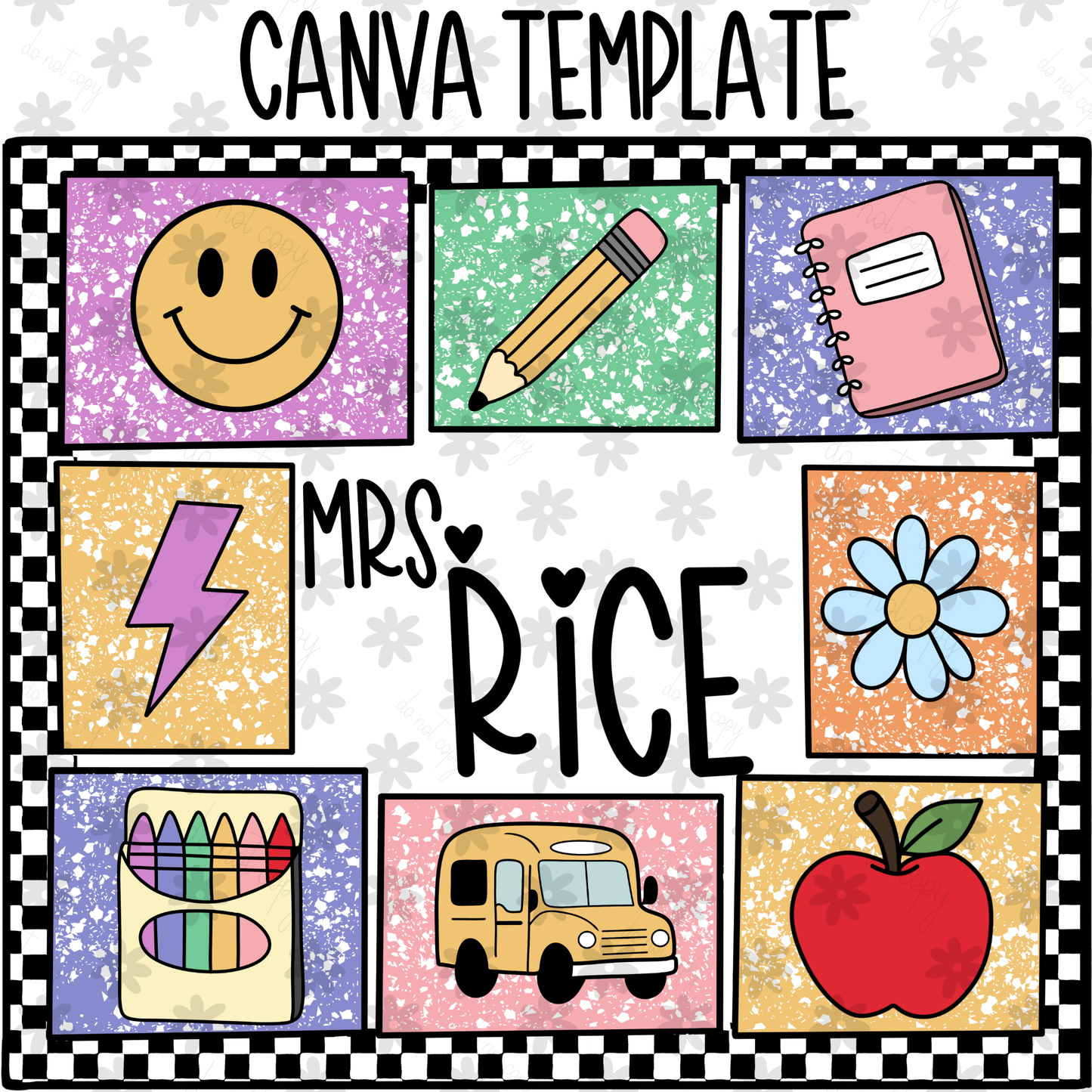 Back to School CUSTOMIZABLE CANVA TEMPLATE - Digital Download - June 2026