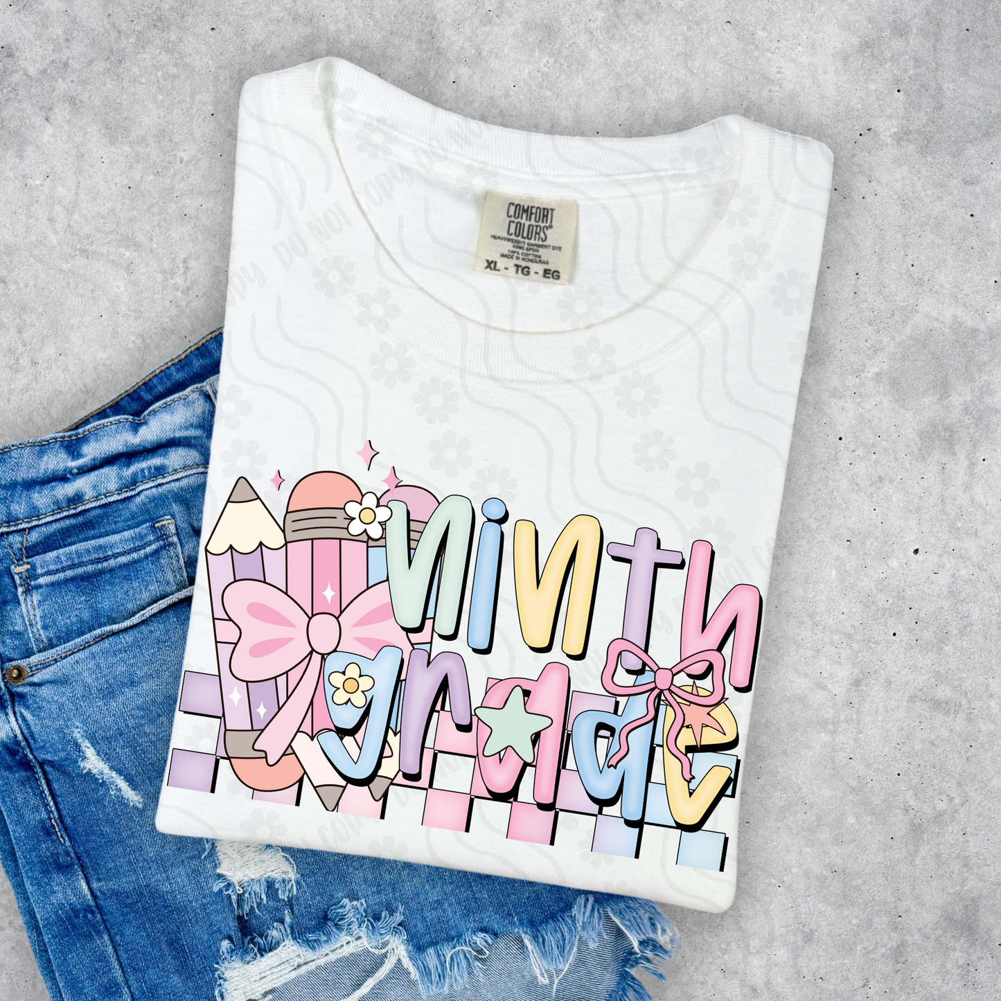 Pastel Pencil Checker 9th Grade - Digital Download - July 2025