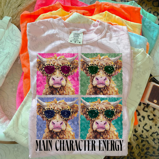 Main Character Energy Highland Cow  - Digital Download - June 2025