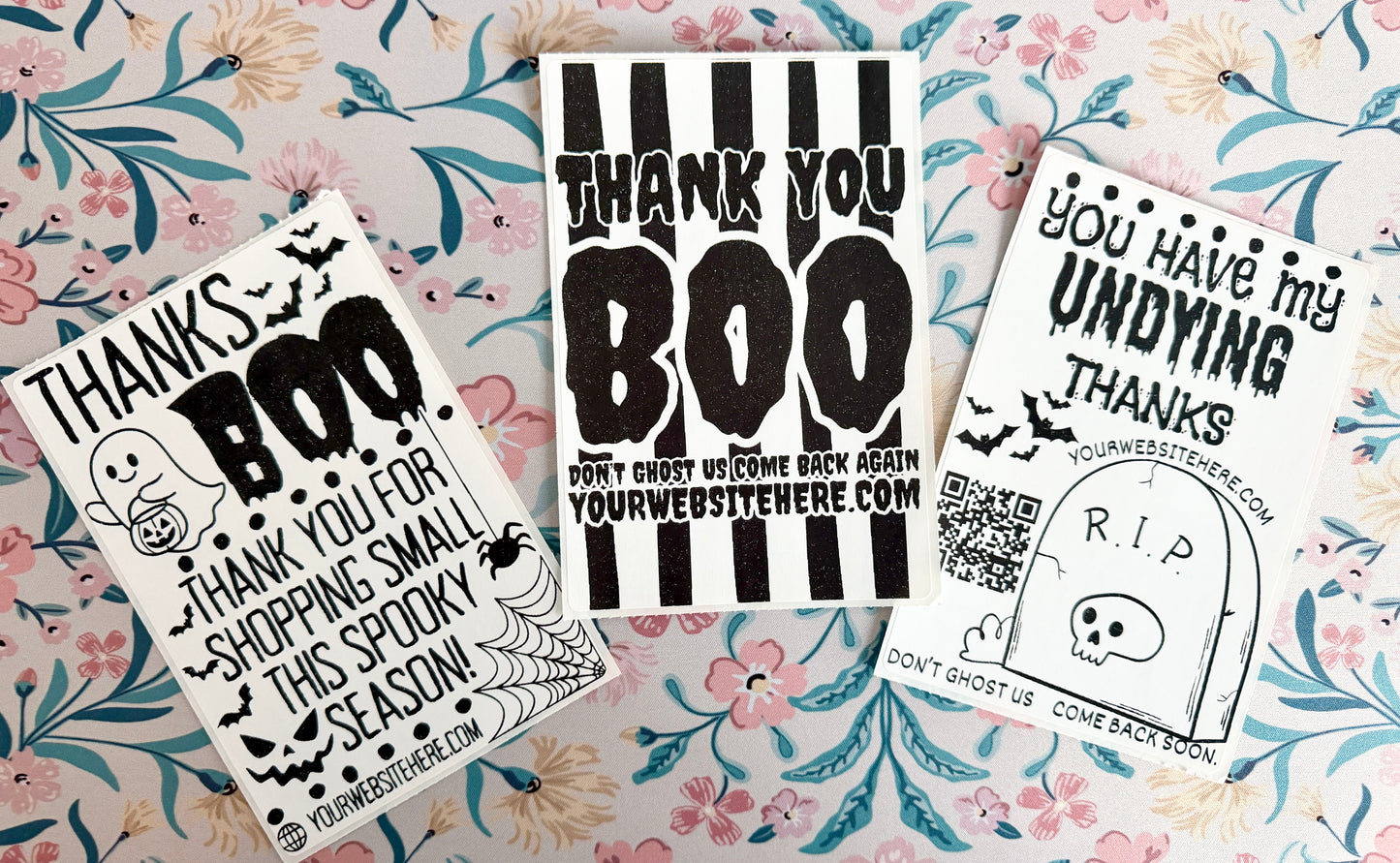 Editable Halloween Thermal Labels - Canva Template - Must Have Canva - Not 100% Editable