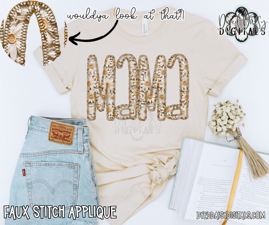 Vintage Stitched MAMA Digital Download