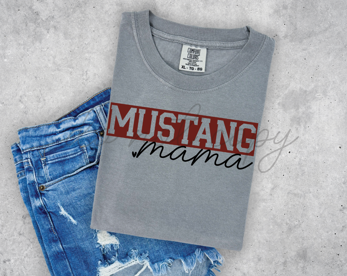 CUSTOM Knockout Mascot Name MOCKUP and Digital Download