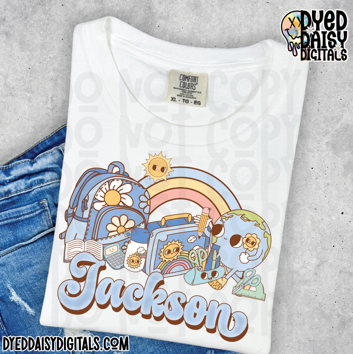 The Grooviest Retro CUSTOM School  - Digital Download