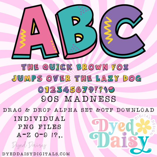 90s Madness Alpha and OTF  - Digital Download - May 2026