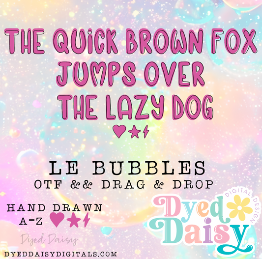 Le Bubbles Drag & Drop PLUS OTF - Digital Download - June 2026