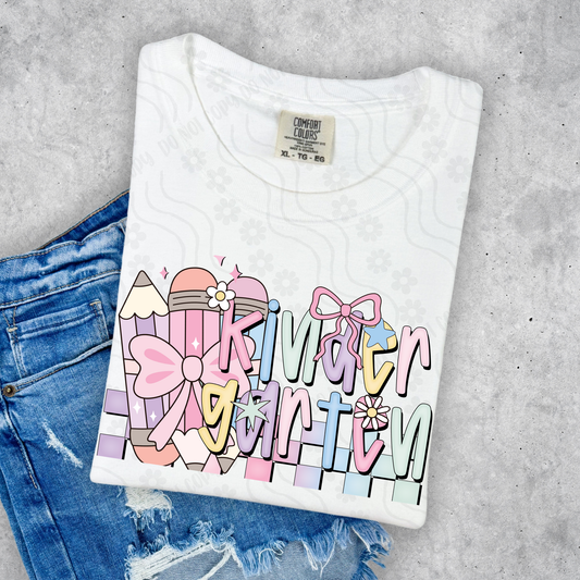 Pastel Pencil Checker Kindergarten Grade - Digital Download - July 2025