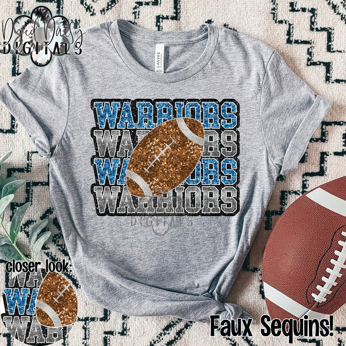 Faux Sequin Mascot CUSTOM Digital Download